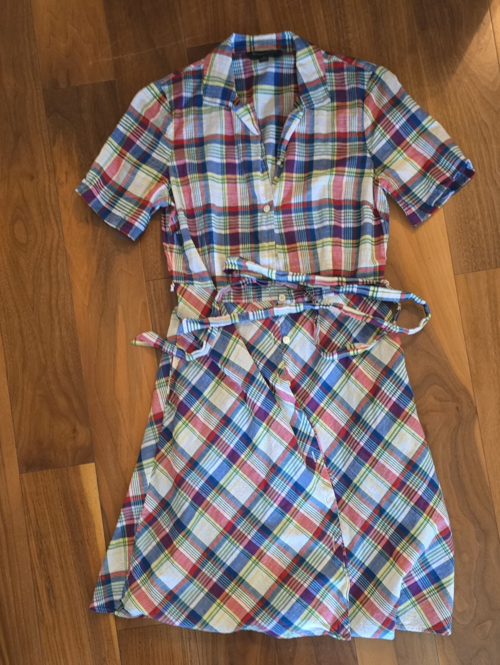 Brooks Brothers Multicolor Plaid Short Sleeve Shirt